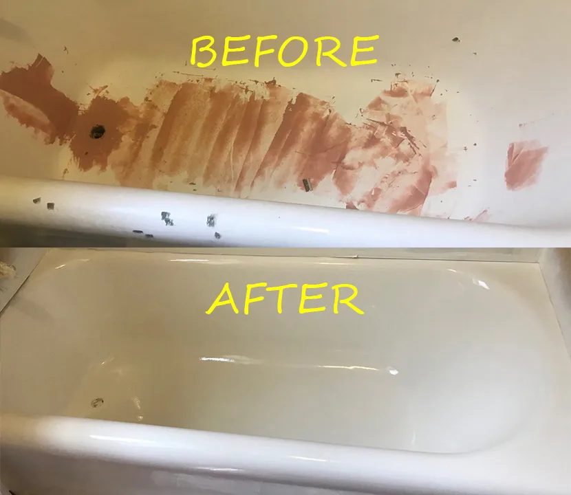 Before & after reglazing in New York — 6
