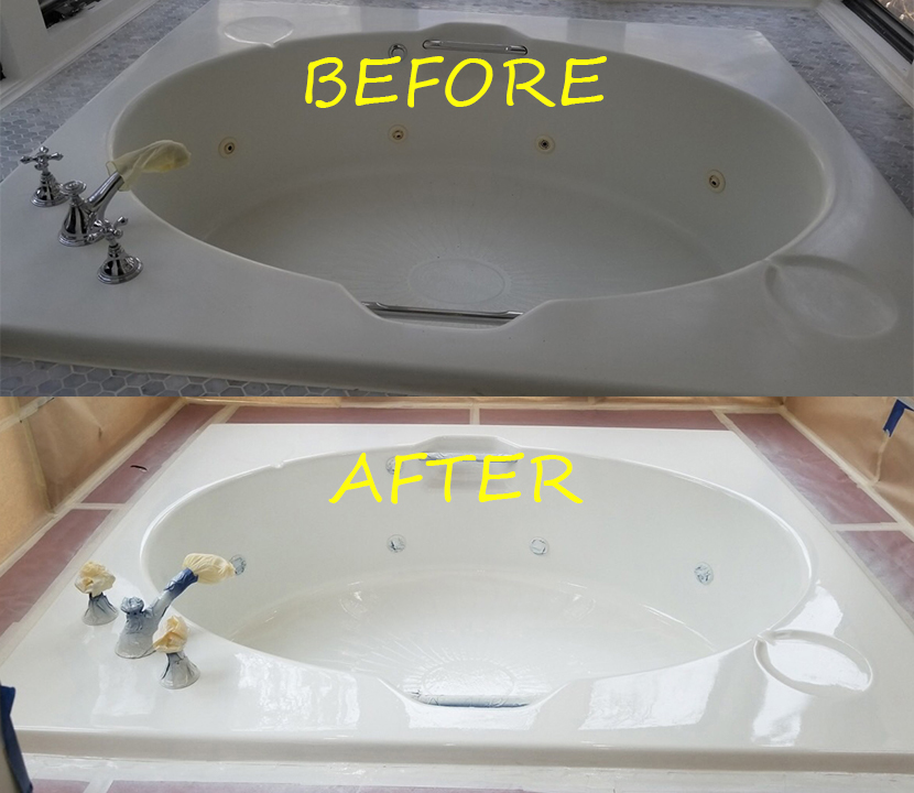Before & after reglazing in New York — 7