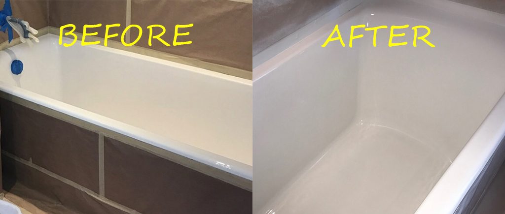Before & after reglazing in New York — 8