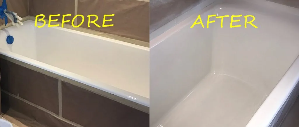Before & after reglazing in New York — 8