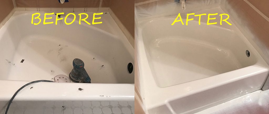 Before & after reglazing in New York — 9