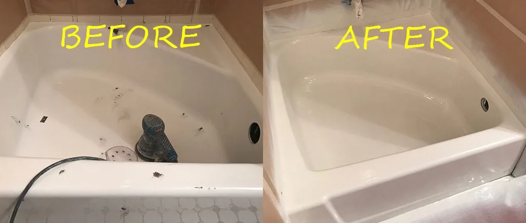 Stained toilet bowl
