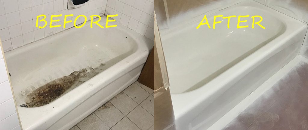 Before & after reglazing in New York — 11