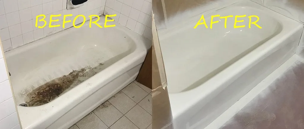 Before & after reglazing in New York — 11
