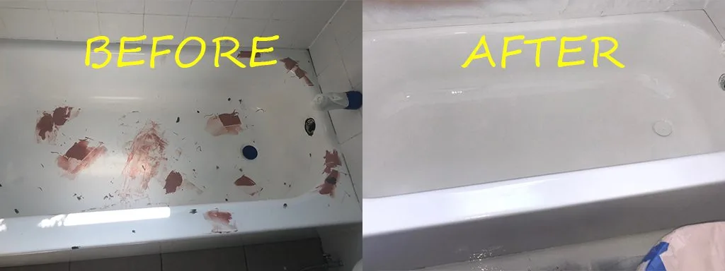 Before & after reglazing in New York — 13