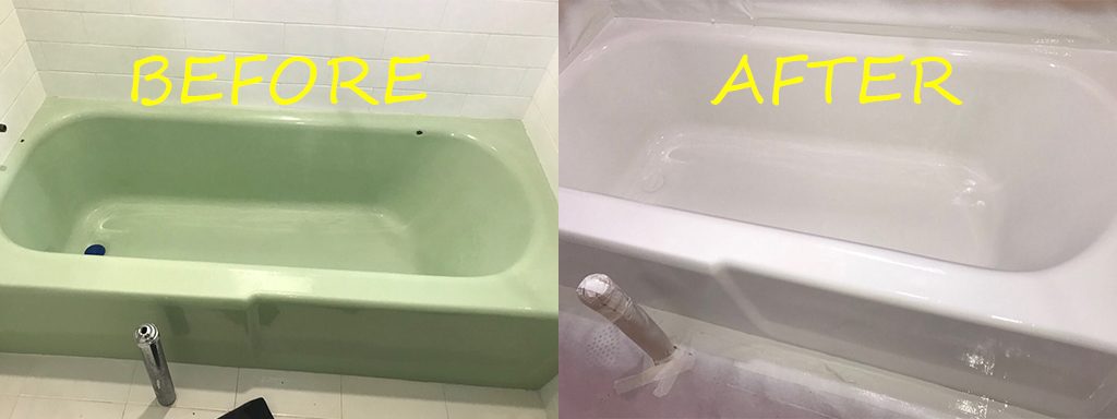 Before & after reglazing in New York — 14