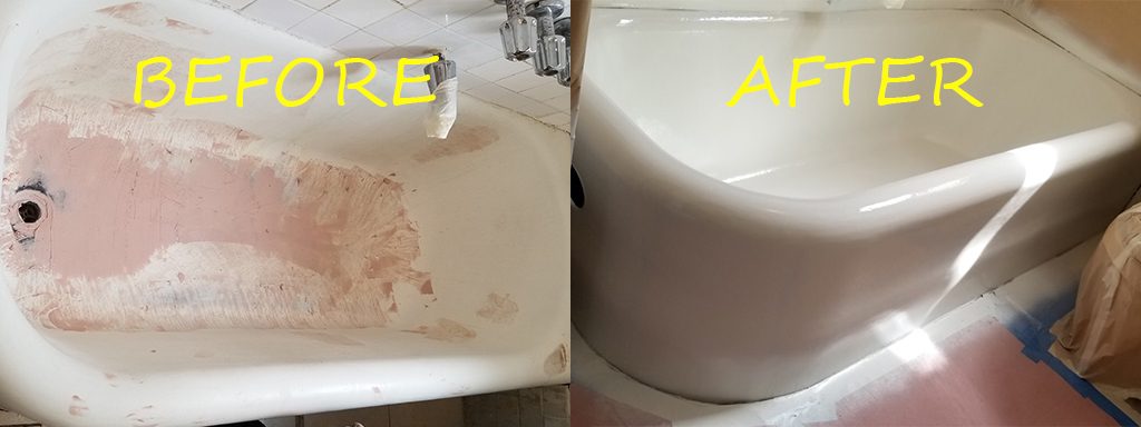 Before & after reglazing in New York — 15