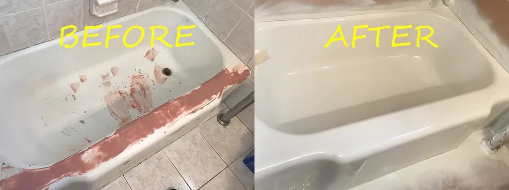 Before & after reglazing in New York — 17