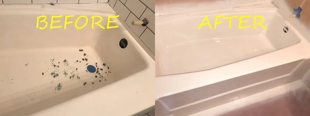 Before & after reglazing in New York — 19
