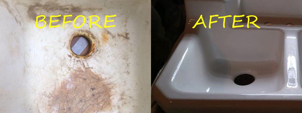 Before & after reglazing in New York — 21