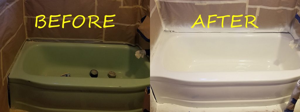 Before & after reglazing in New York — 23
