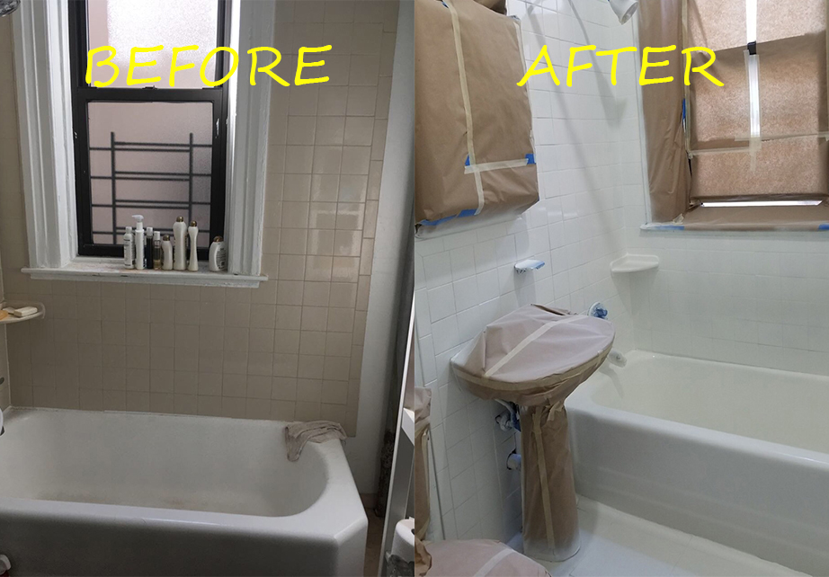 Before & after reglazing in New York — 25