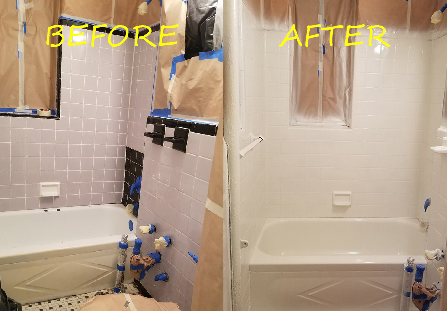 Before & after reglazing in New York — 28