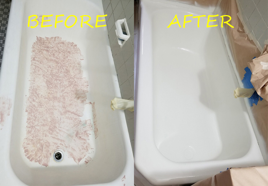 Before & after reglazing in New York — 36