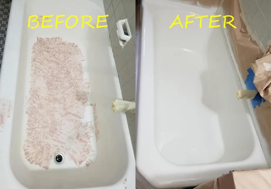 Before & after reglazing in New York — 36