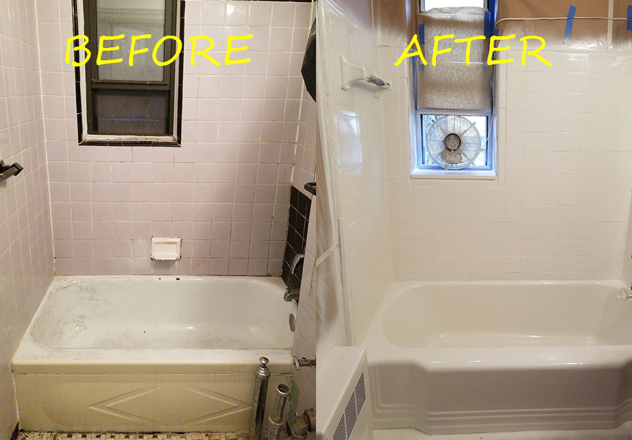 Before & after reglazing in New York — 38
