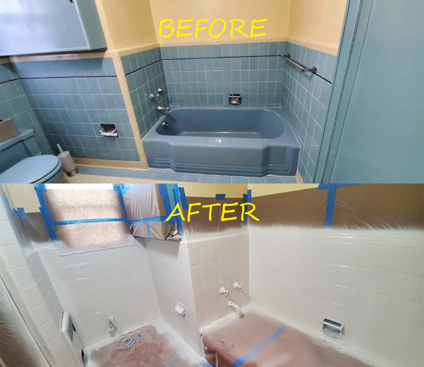 Before & after reglazing in New York — 46
