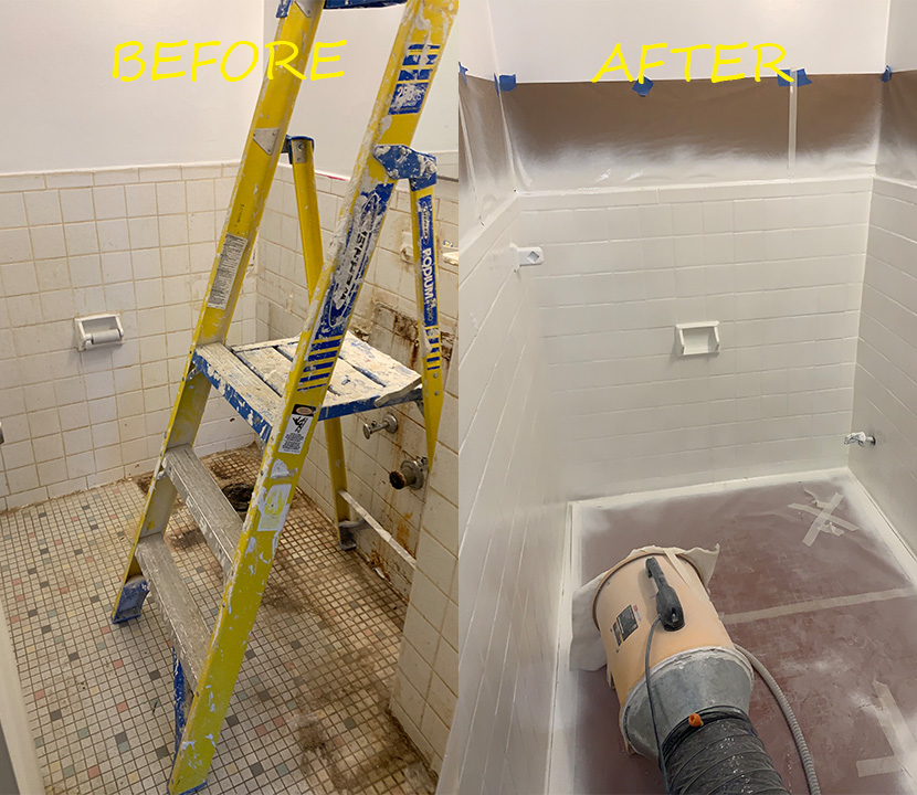 Before & after reglazing in New York — 48