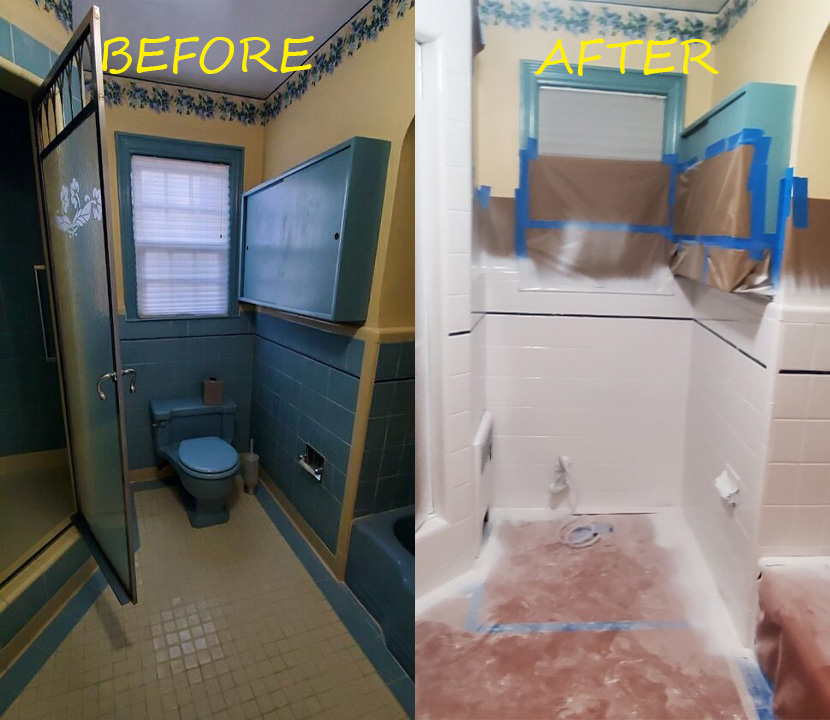 Before & after reglazing in New York — 57