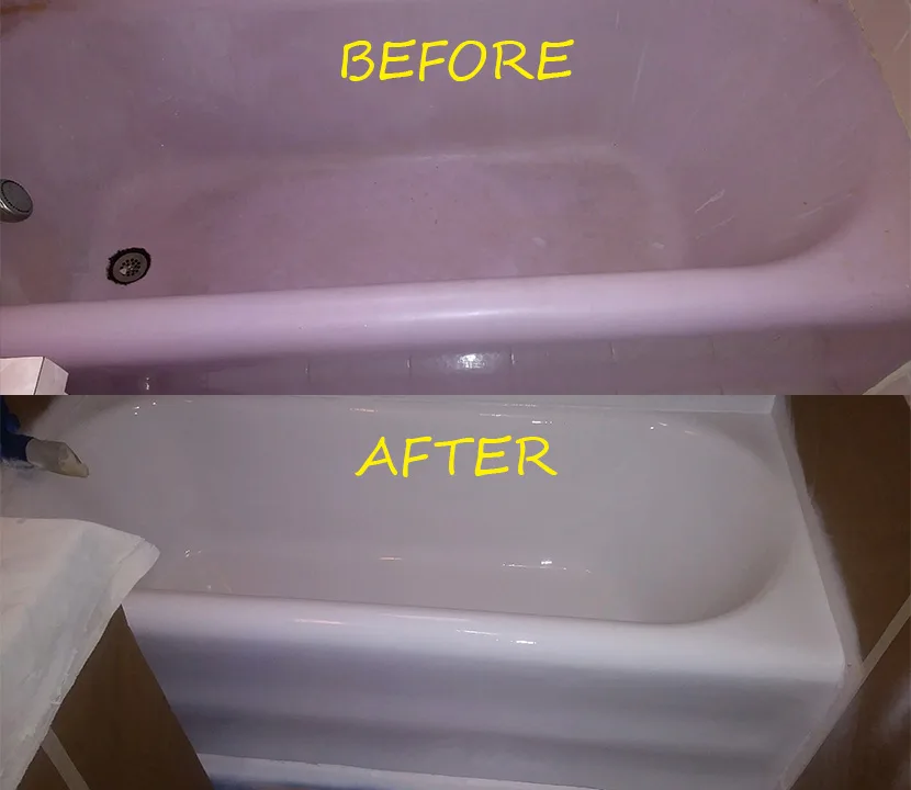 Before & after reglazing in New York — 60
