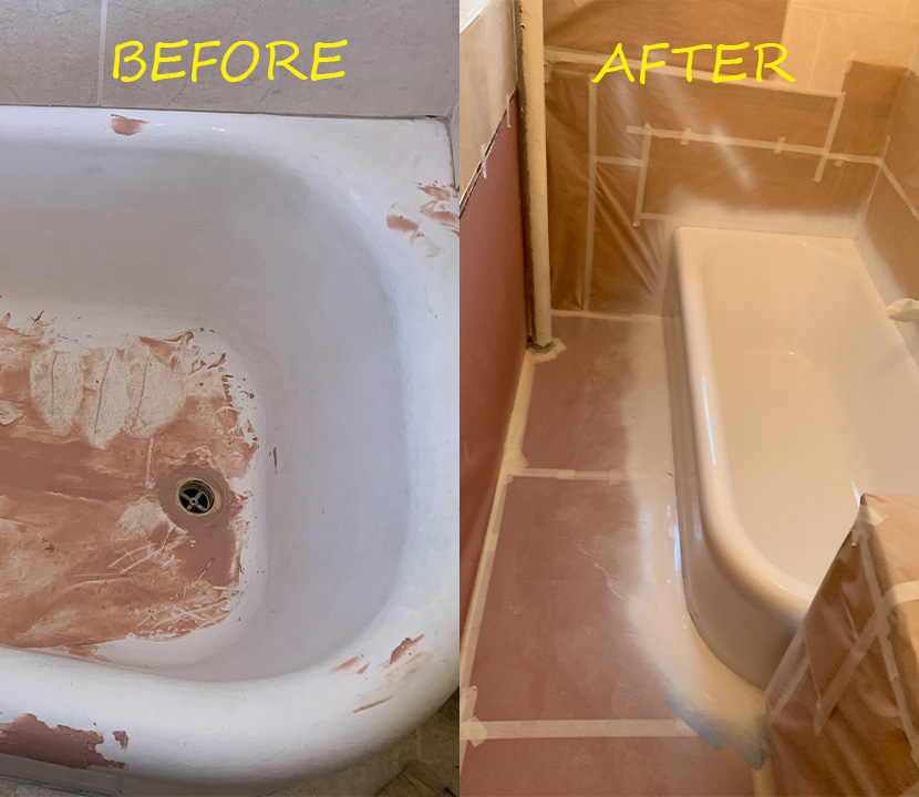 Before & after reglazing in New York — 62
