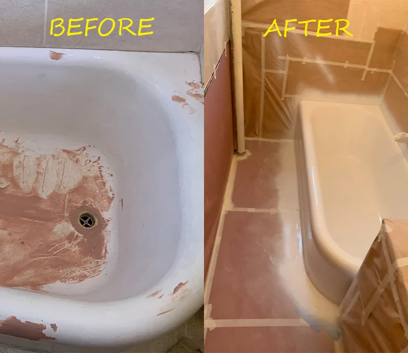 Before & after reglazing in New York — 62