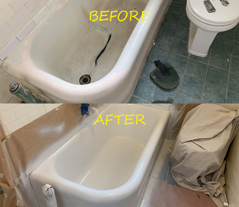 Before & after reglazing in New York — 69