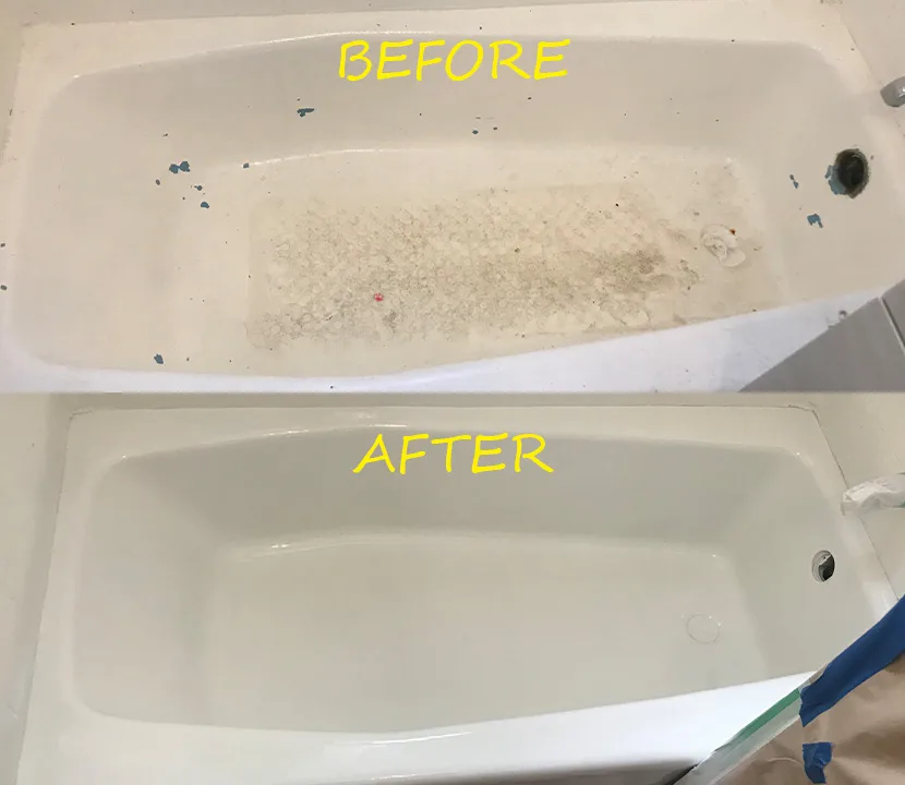 Before & after reglazing in New York — 70