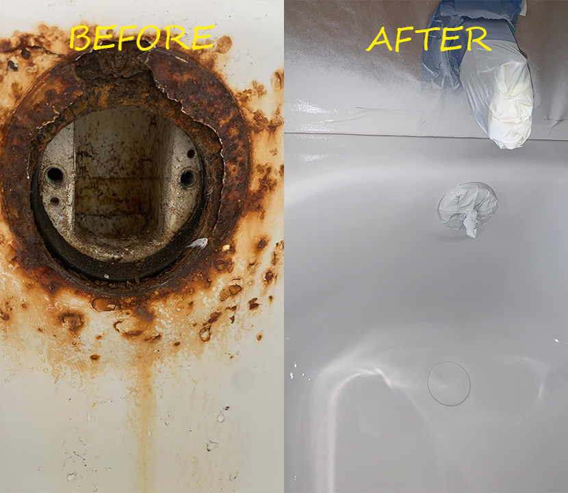 Before & after reglazing in New York — 71