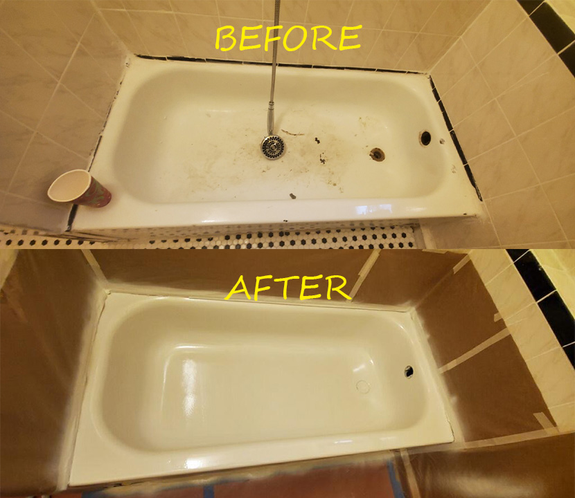 Before & after reglazing in New York — 73