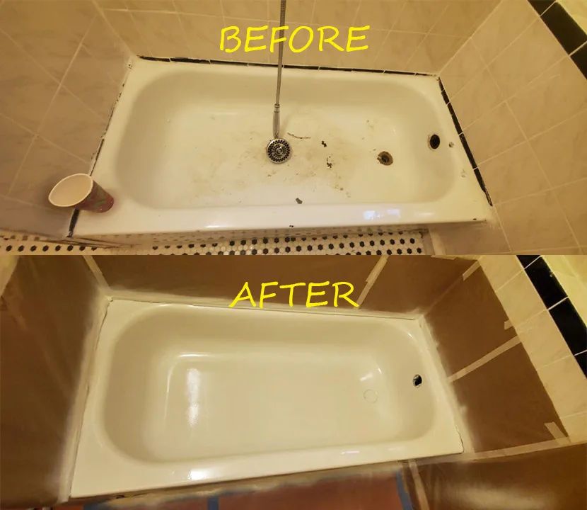 Before & after reglazing in New York — 73