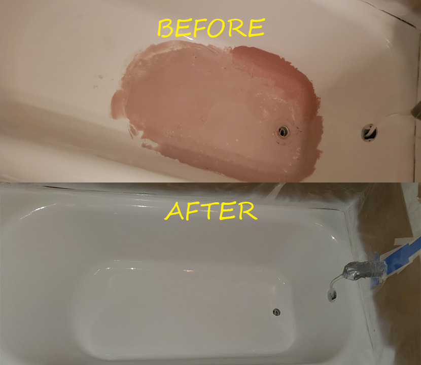Before & after reglazing in New York — 76