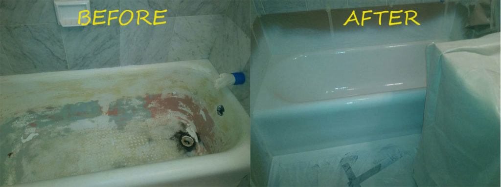 Before & after reglazing in New York — 78