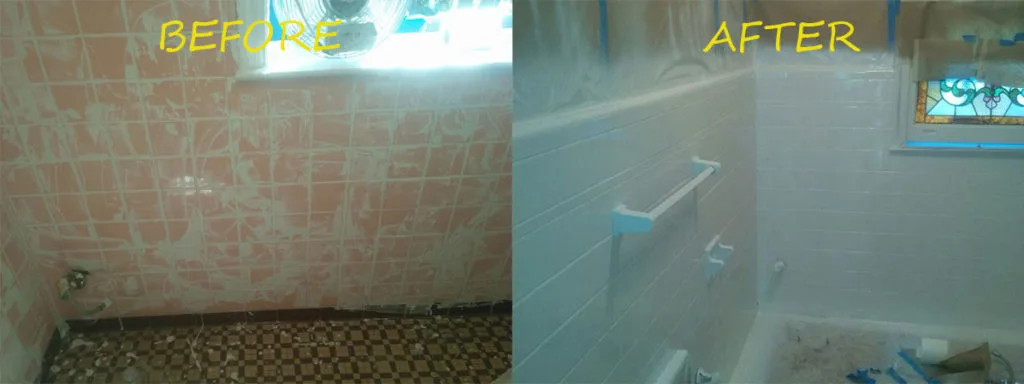Before & after reglazing in New York — 82