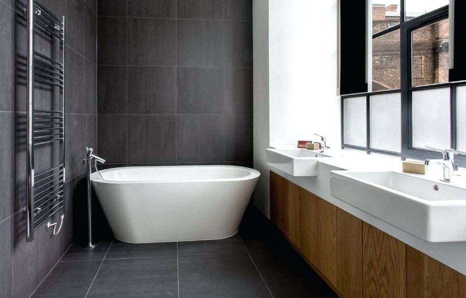 How to use black color in a washroom interior correctly?