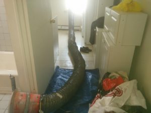Bathtub reglazing step 2 — New York